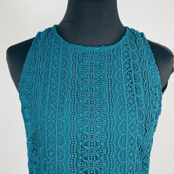 NWT LOFT Lace Crochet Sheath Dress Size 2 - Picture 7 of 11